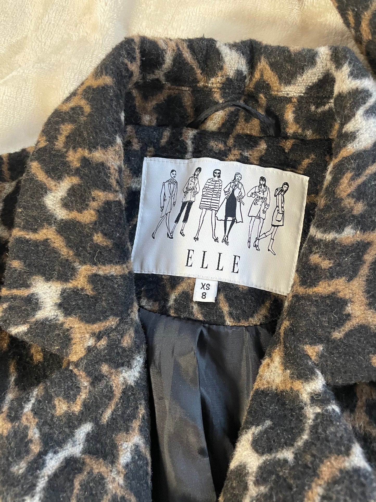 Leopard Print Coat