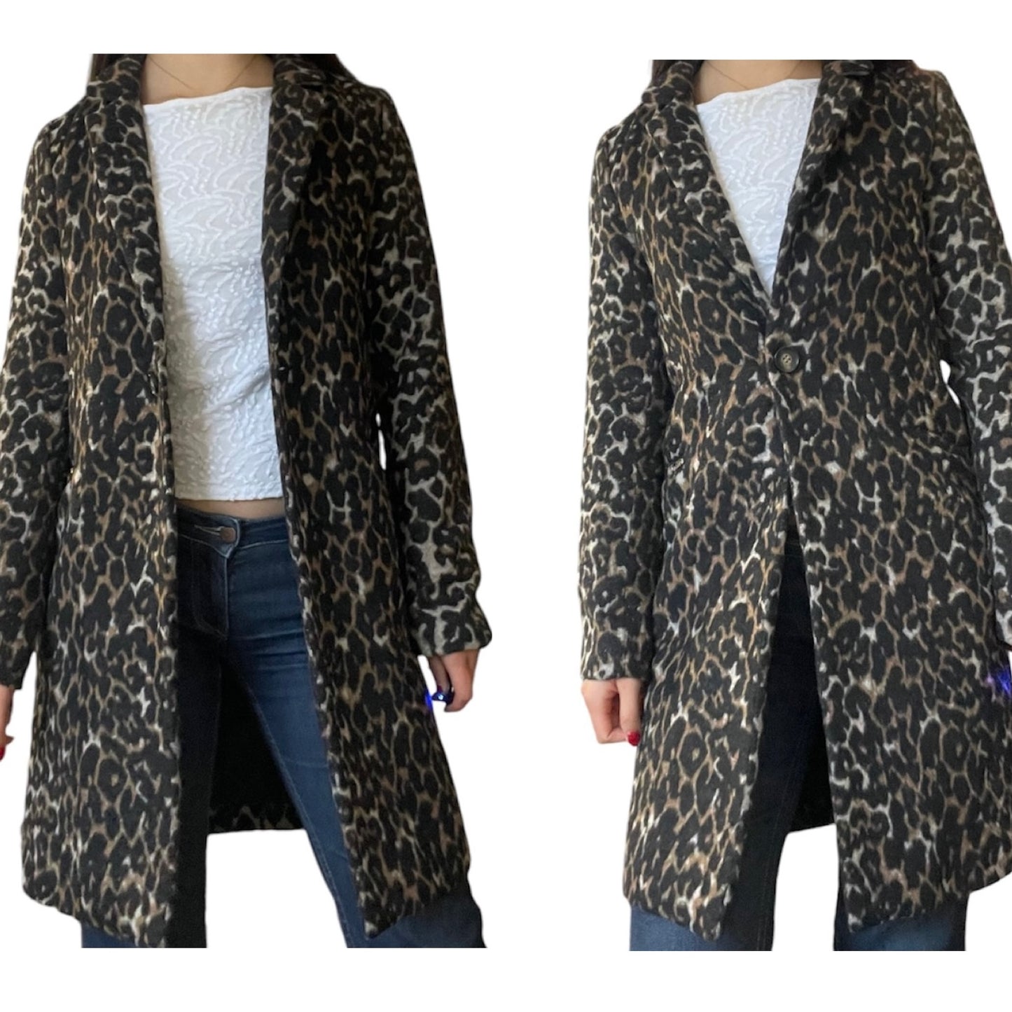 Leopard Print Coat