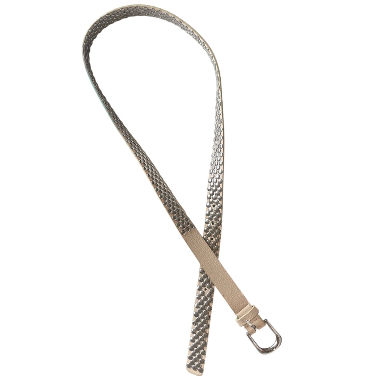 Silver Stud Leather Belt