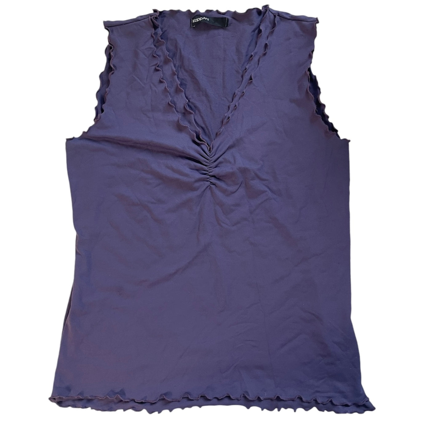 Ruched Ruffle Top