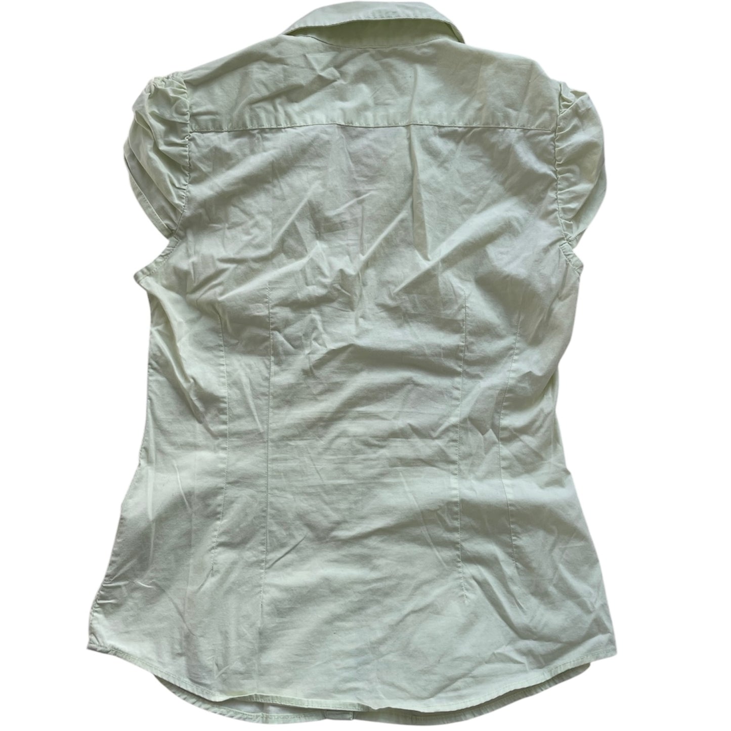 Ruched Button Up Blouse
