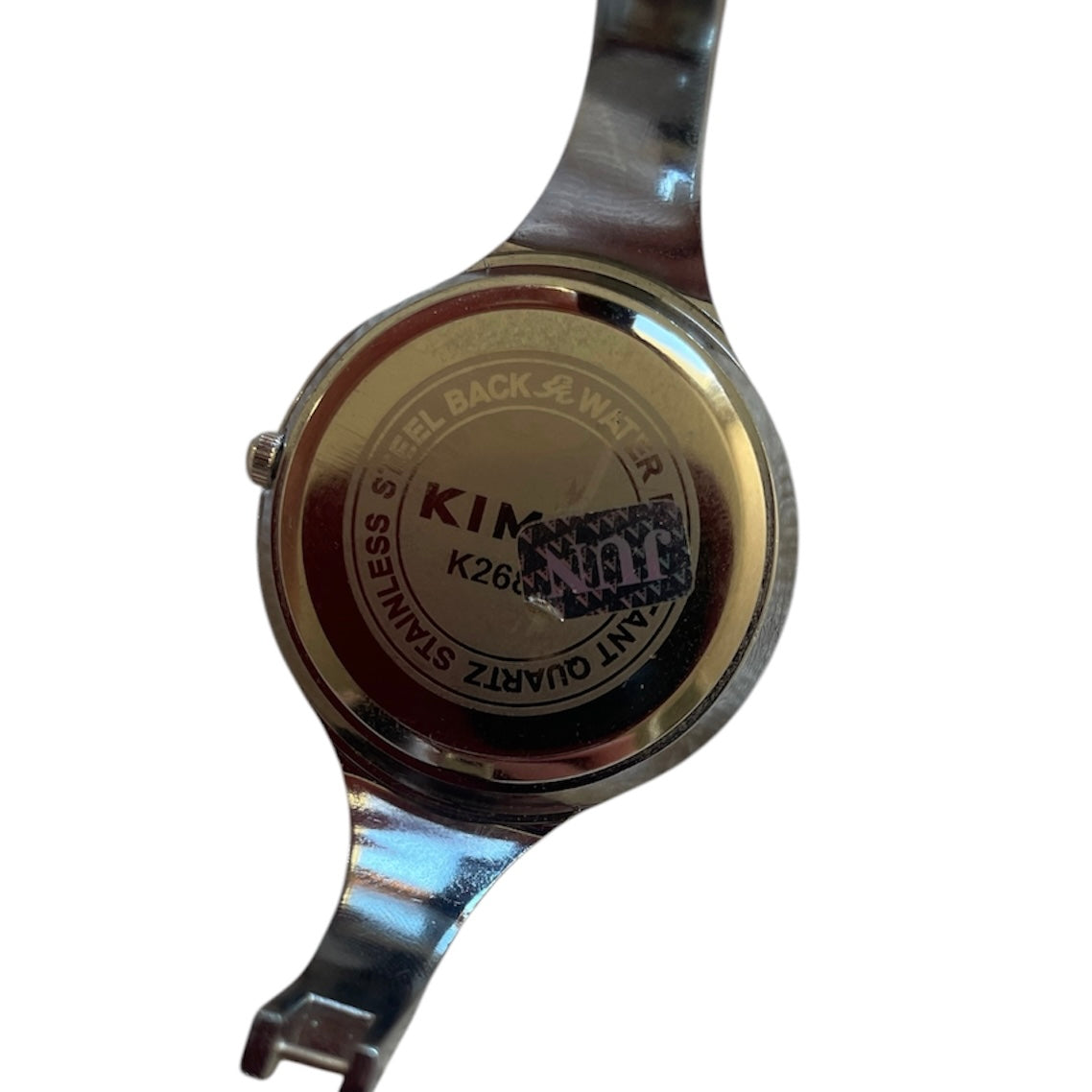 Kimio Silver Round Watch Face
