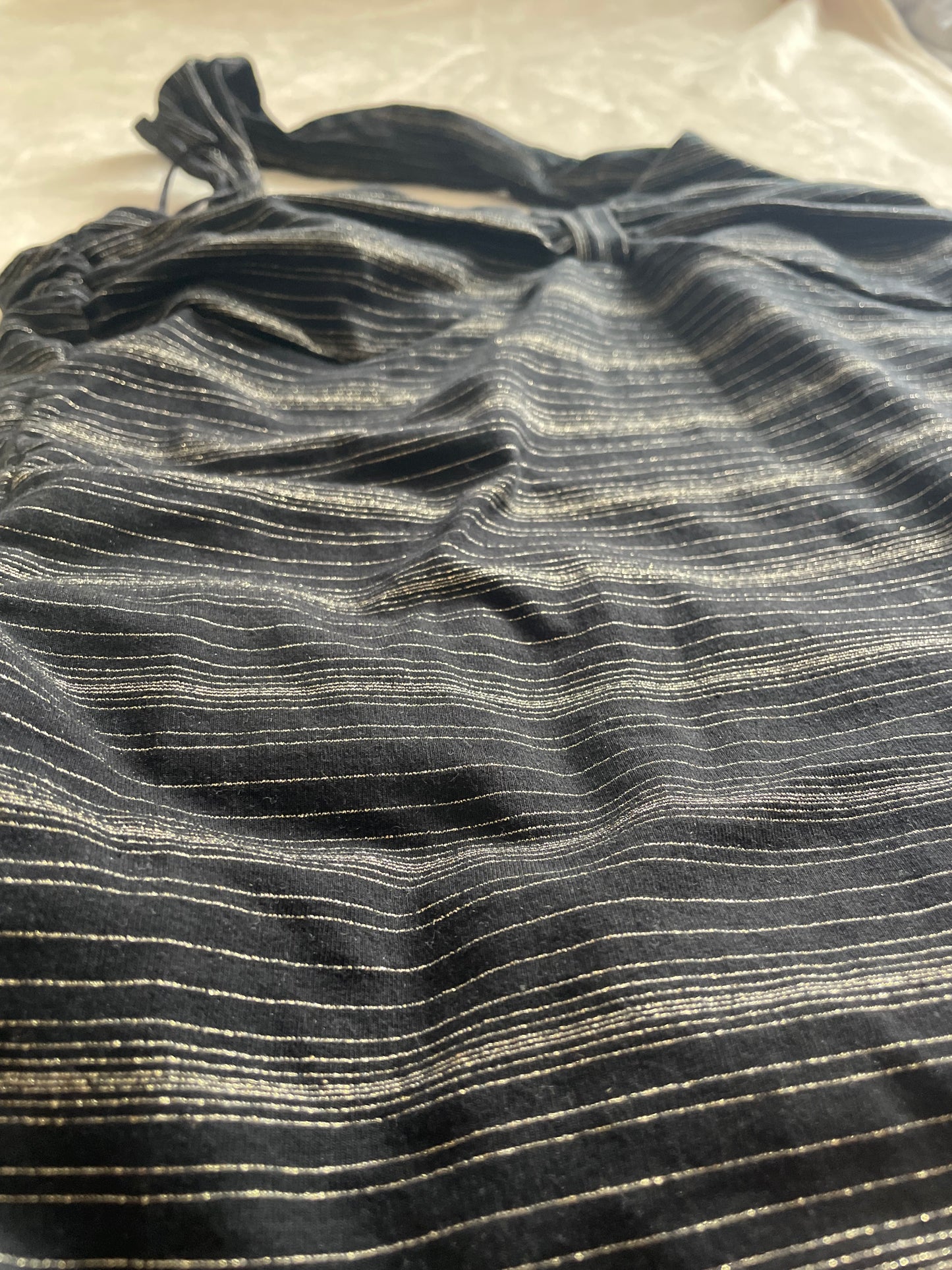 Shimmery Lined Halter Top