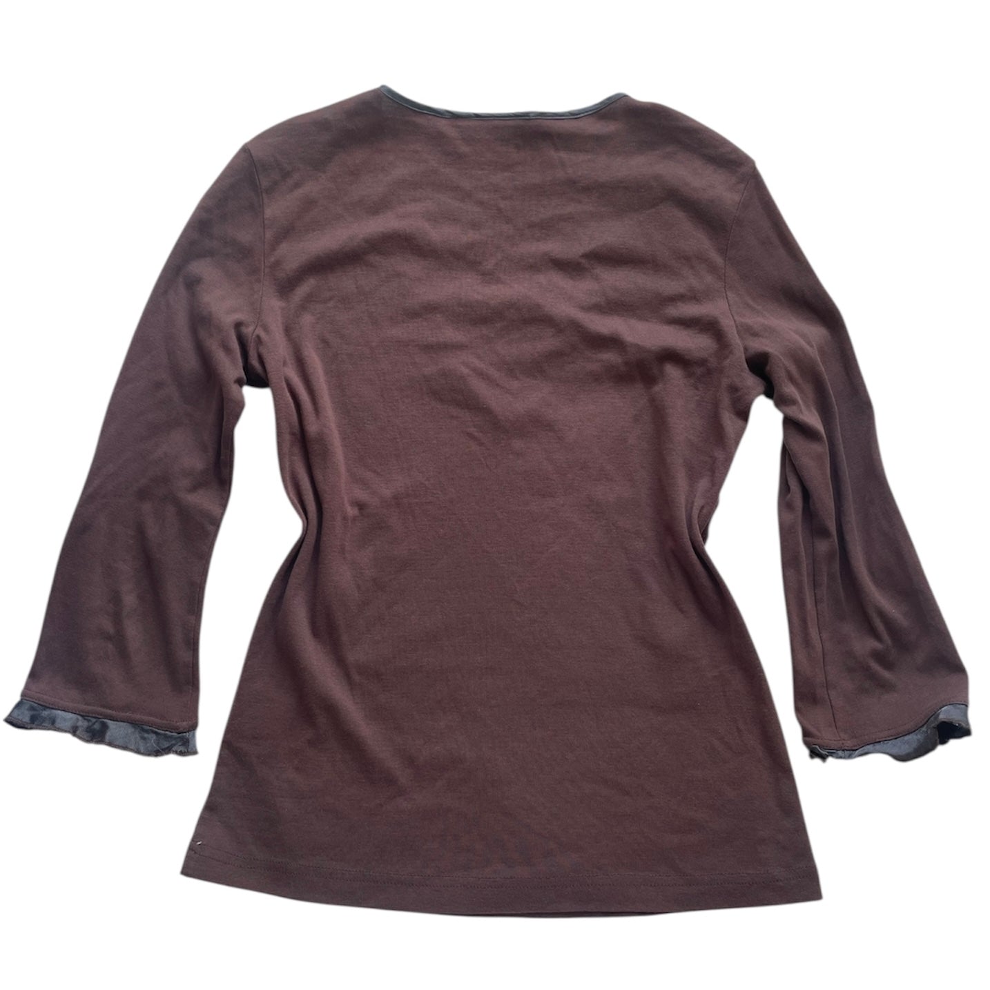 Bead Three-Quarter Sleeve Top