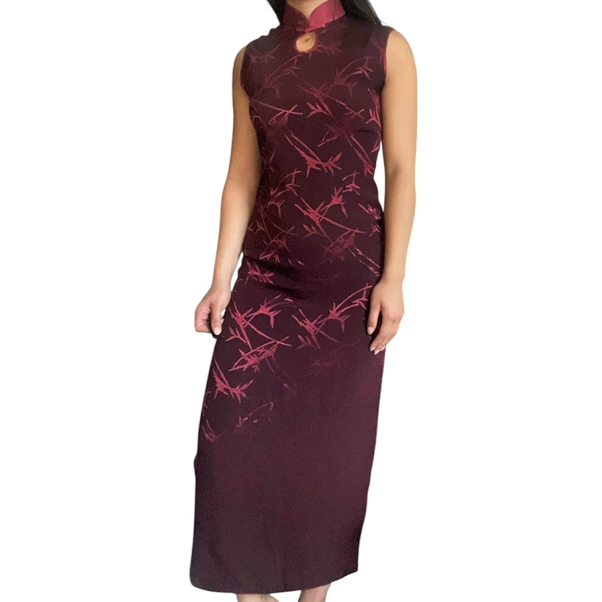 Wine Red Long Dress
