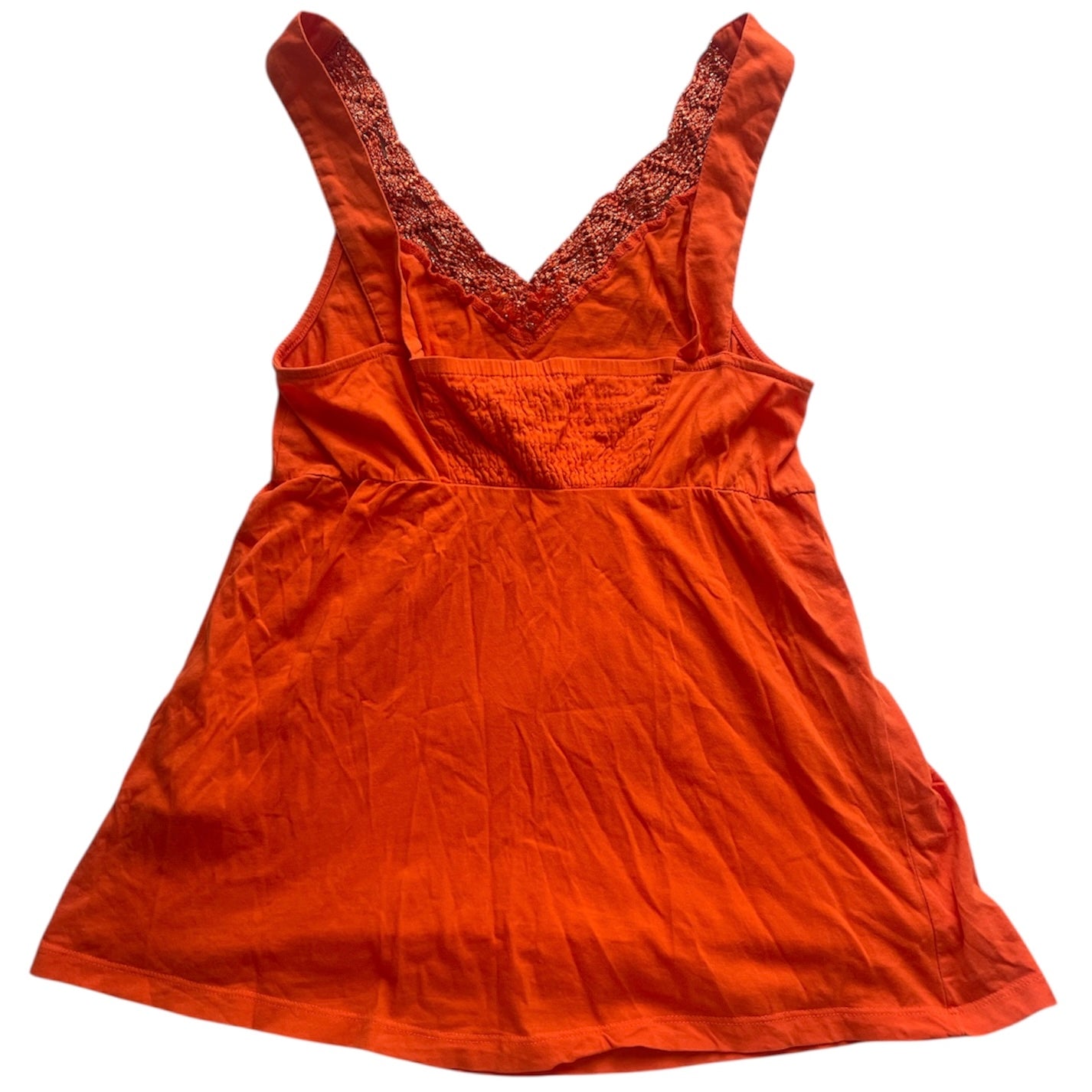 Embroidery V-Neck Tank Top