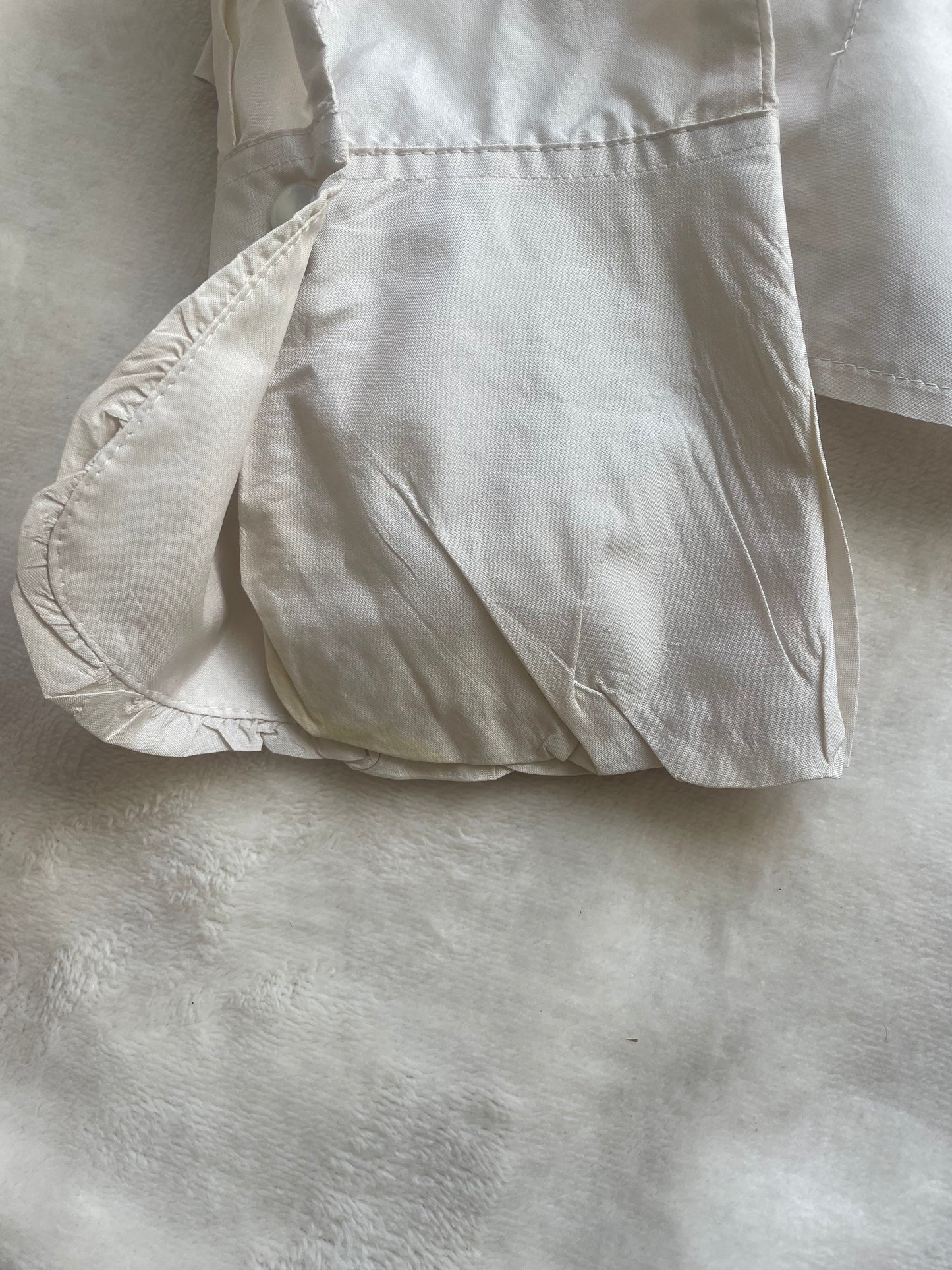 Button Collar Blouse