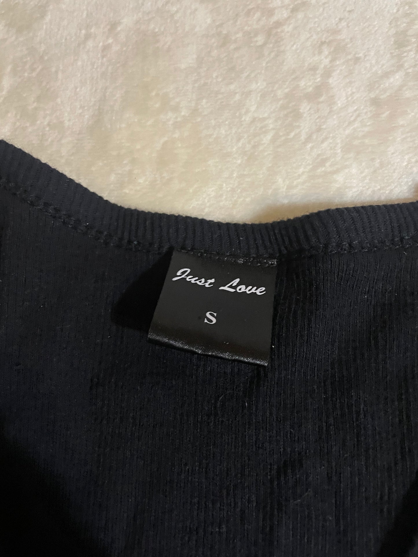Tank Top mit Aufdruck „Friede und Liebe“