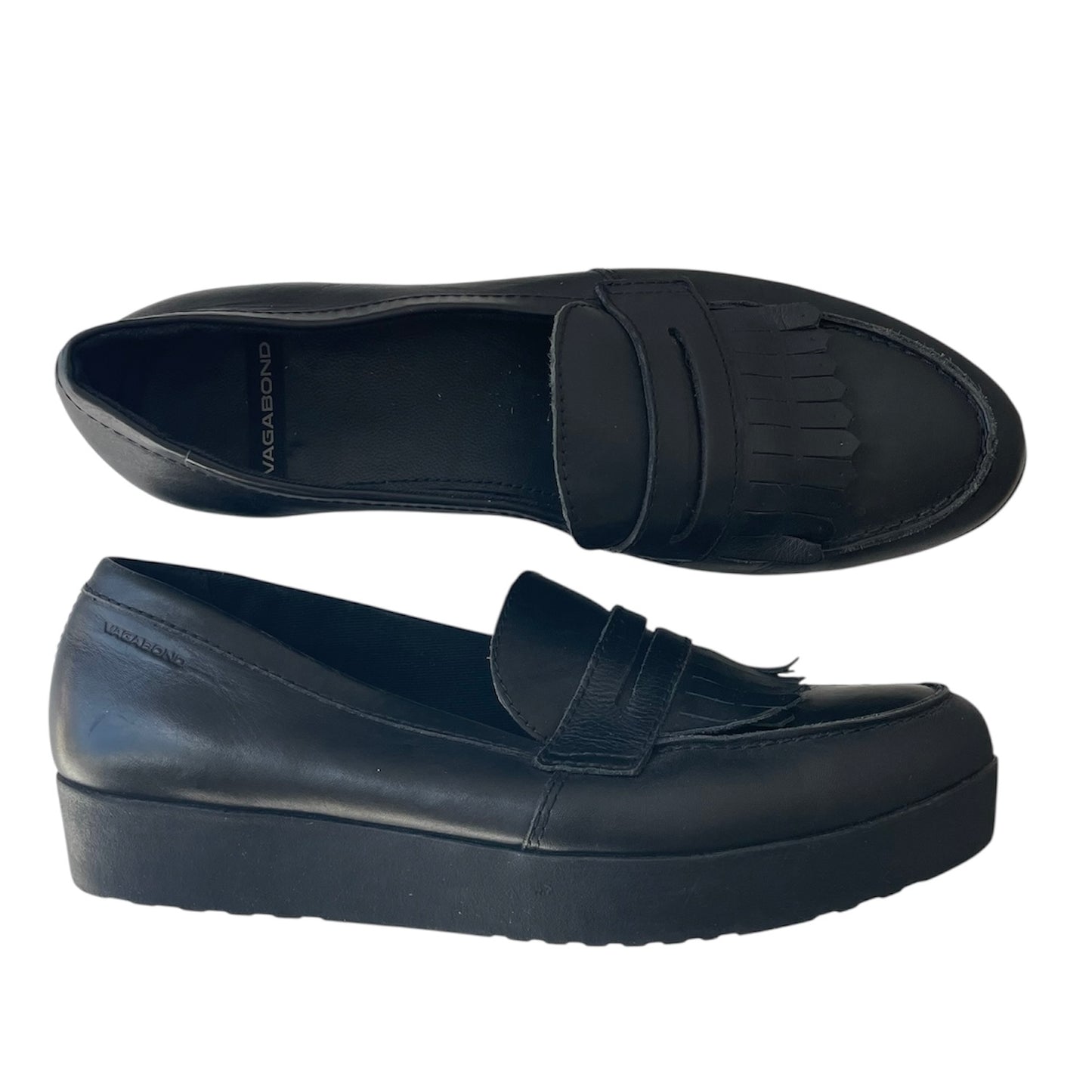 Vagabond Kiltie Leather Loafers