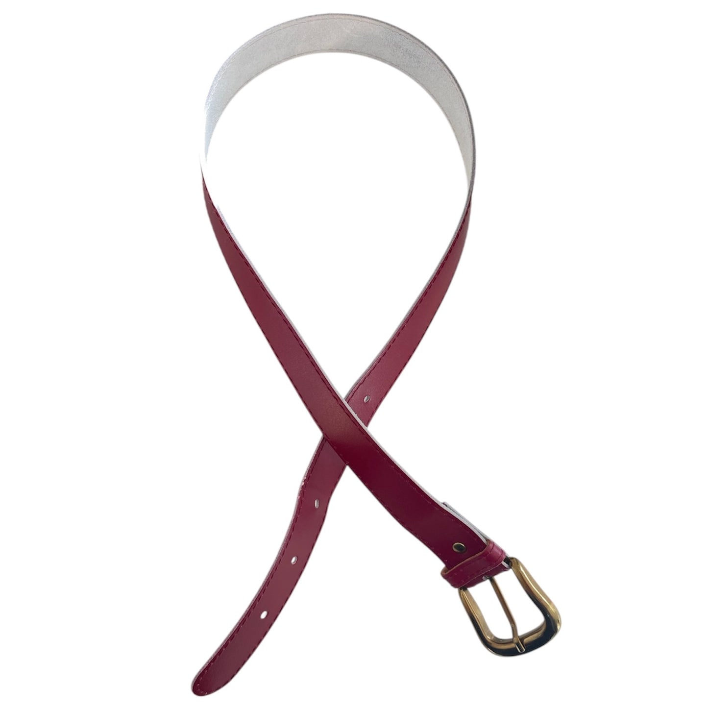 Red Leather Belt