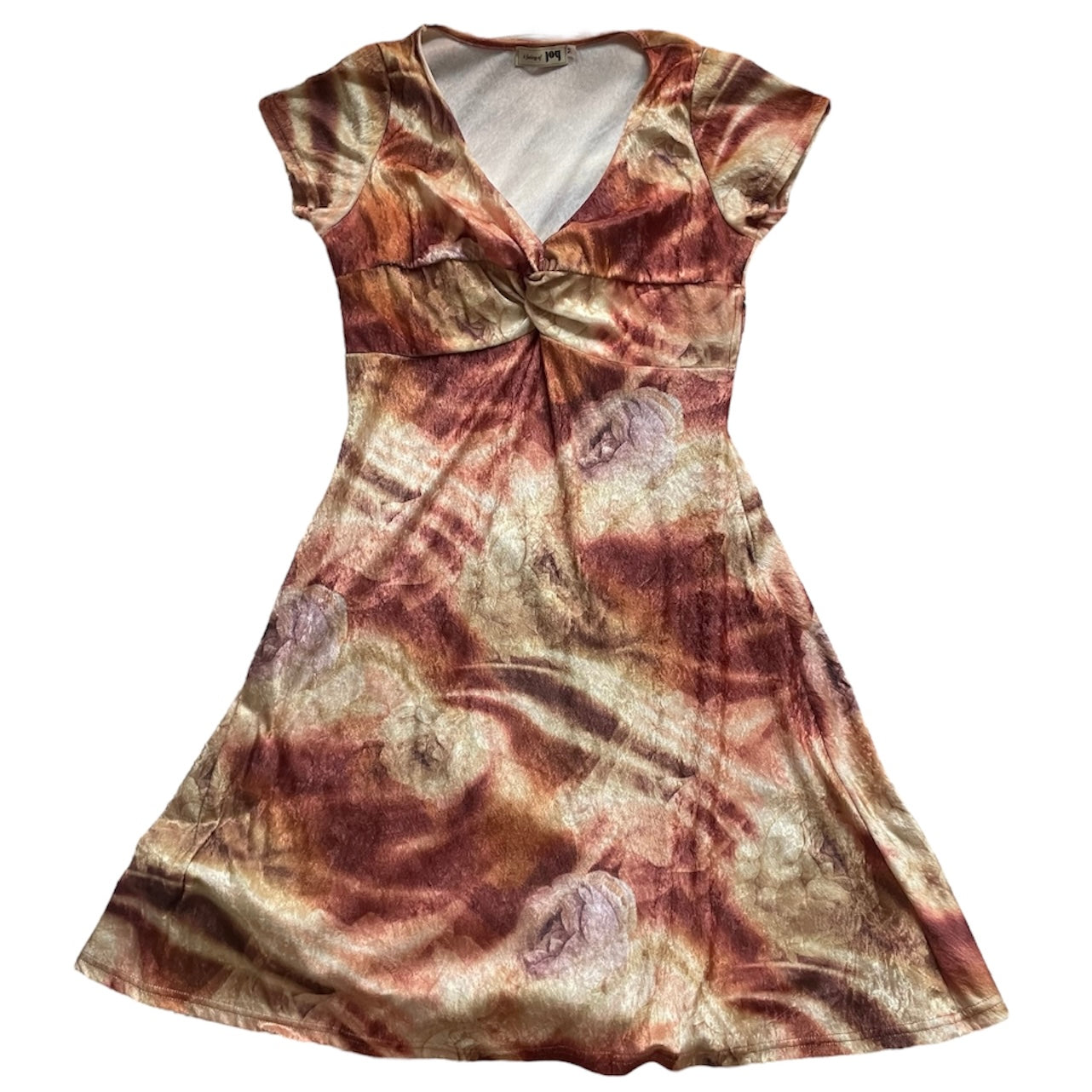 Above Knee V-Neck Floral Dress