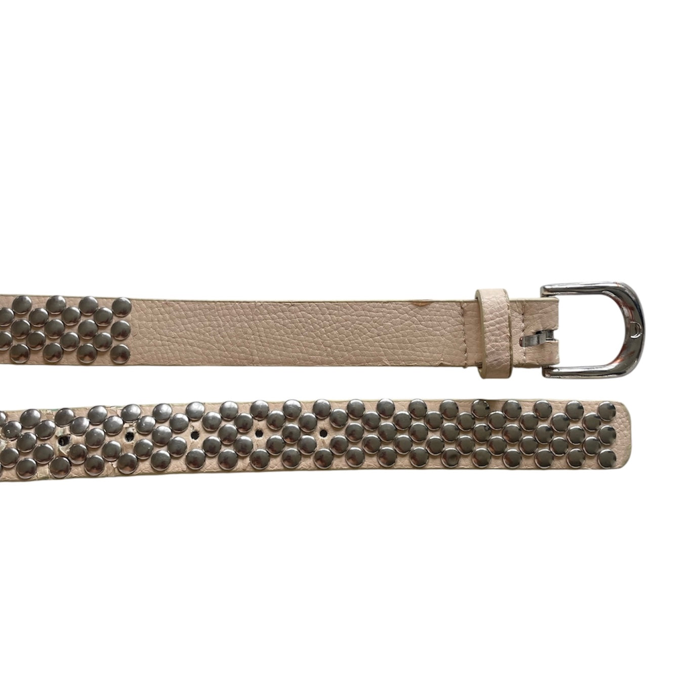 Silver Stud Leather Belt