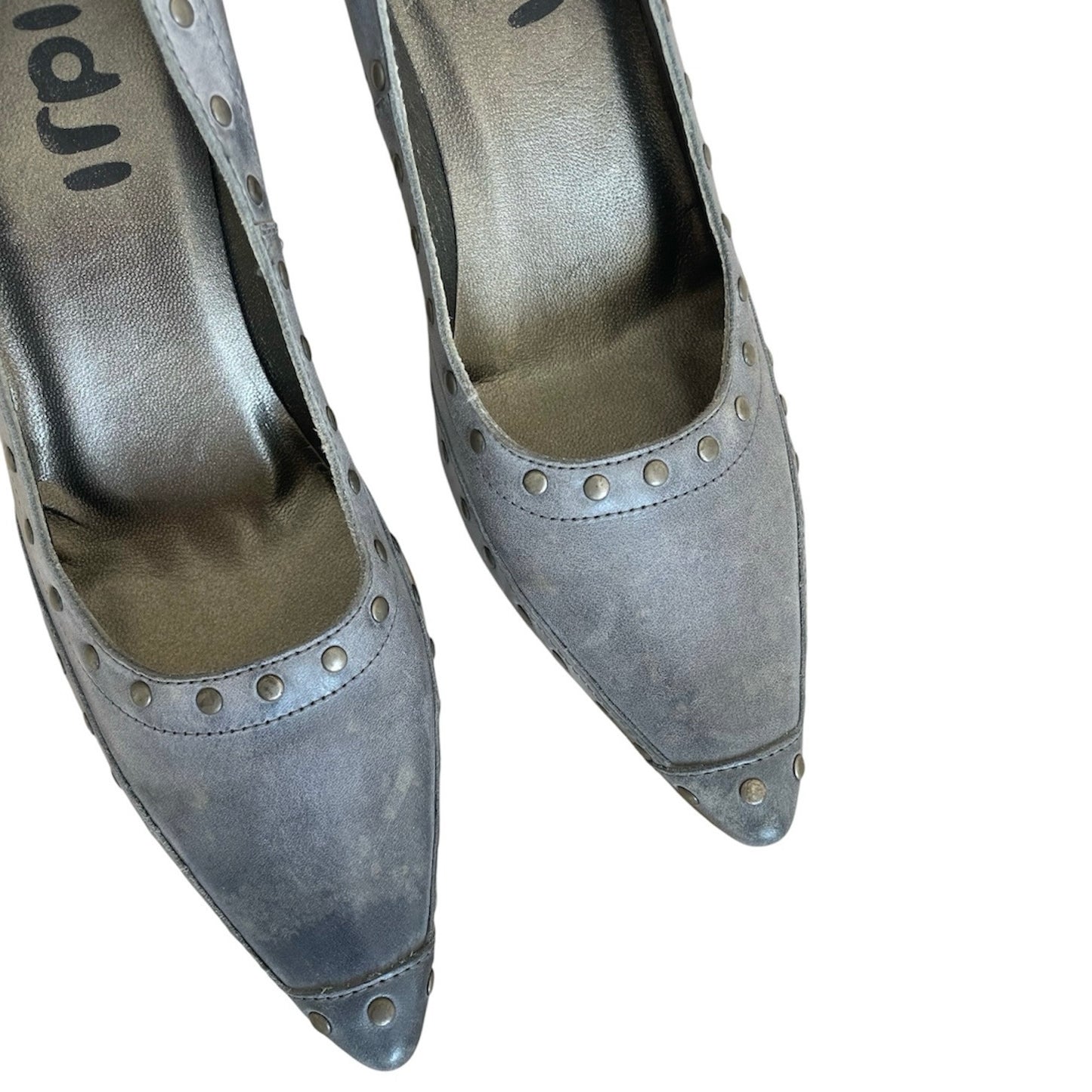 Fidji Leather Pointy Heels