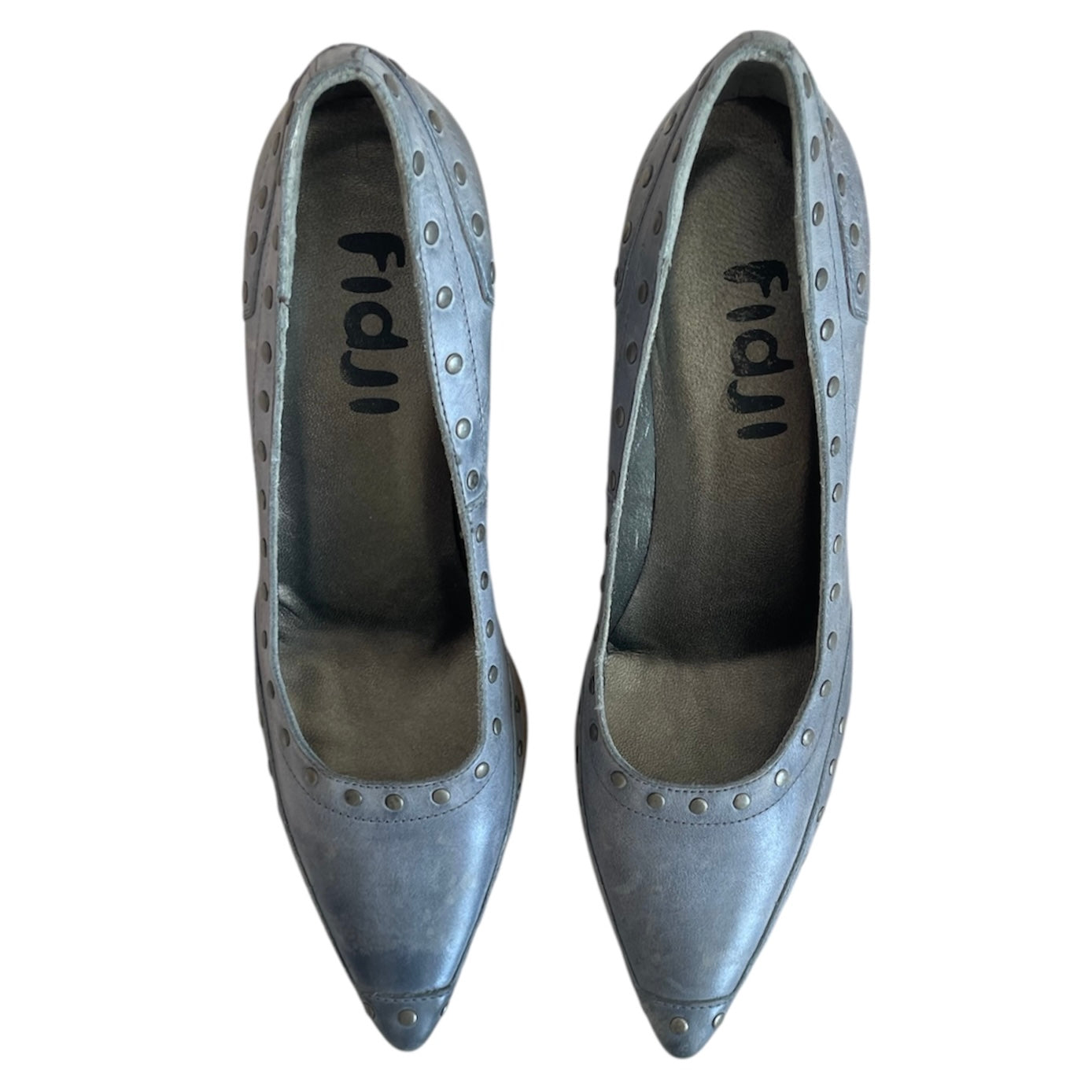 Fidji Leather Pointy Heels