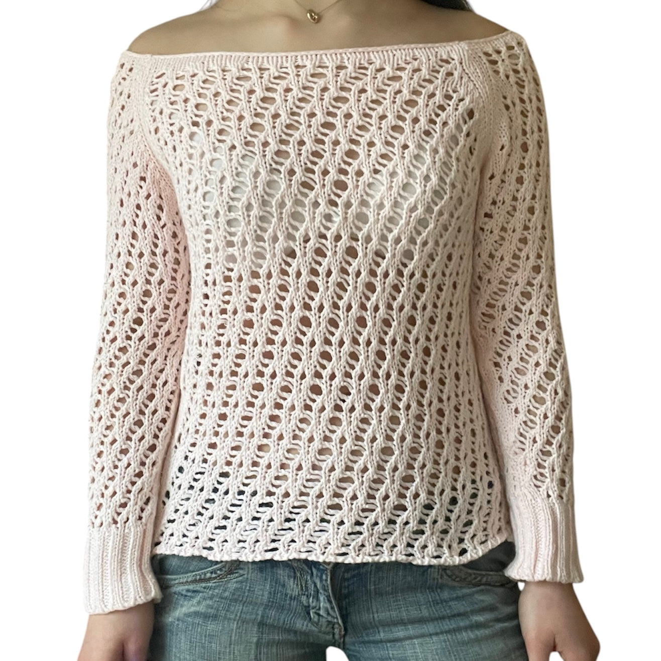 Häkelstrickpullover