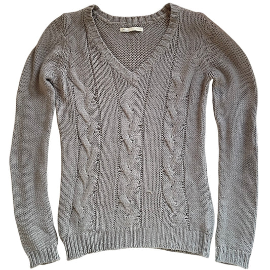 Strickpullover mit V-Ausschnitt