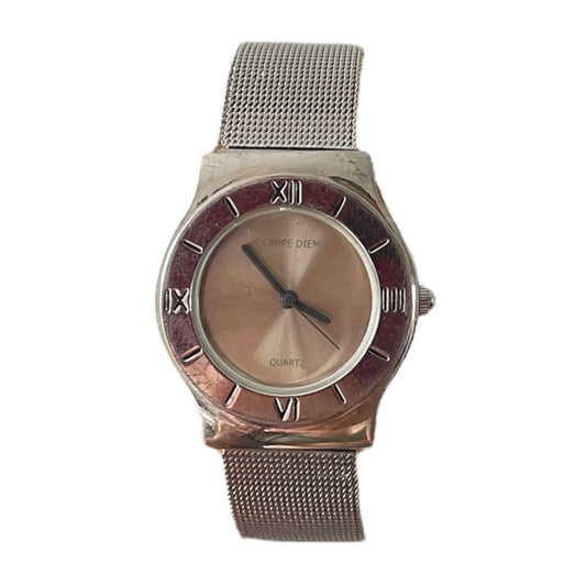 Carpe Diem Quartz Silver Watch
