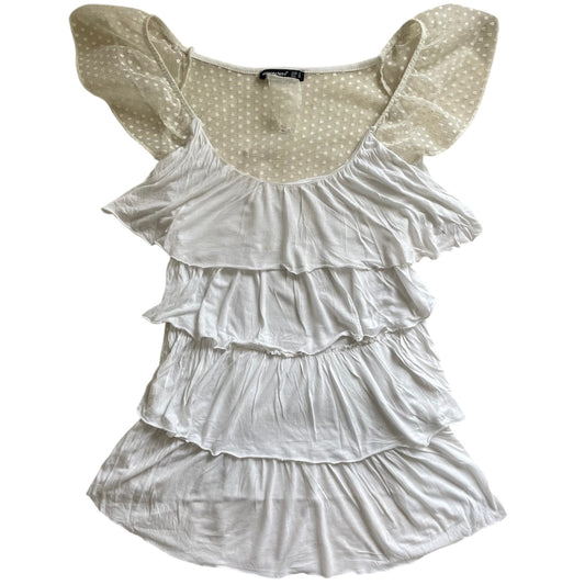 Off-Shoulder Ruffle Blouse Top