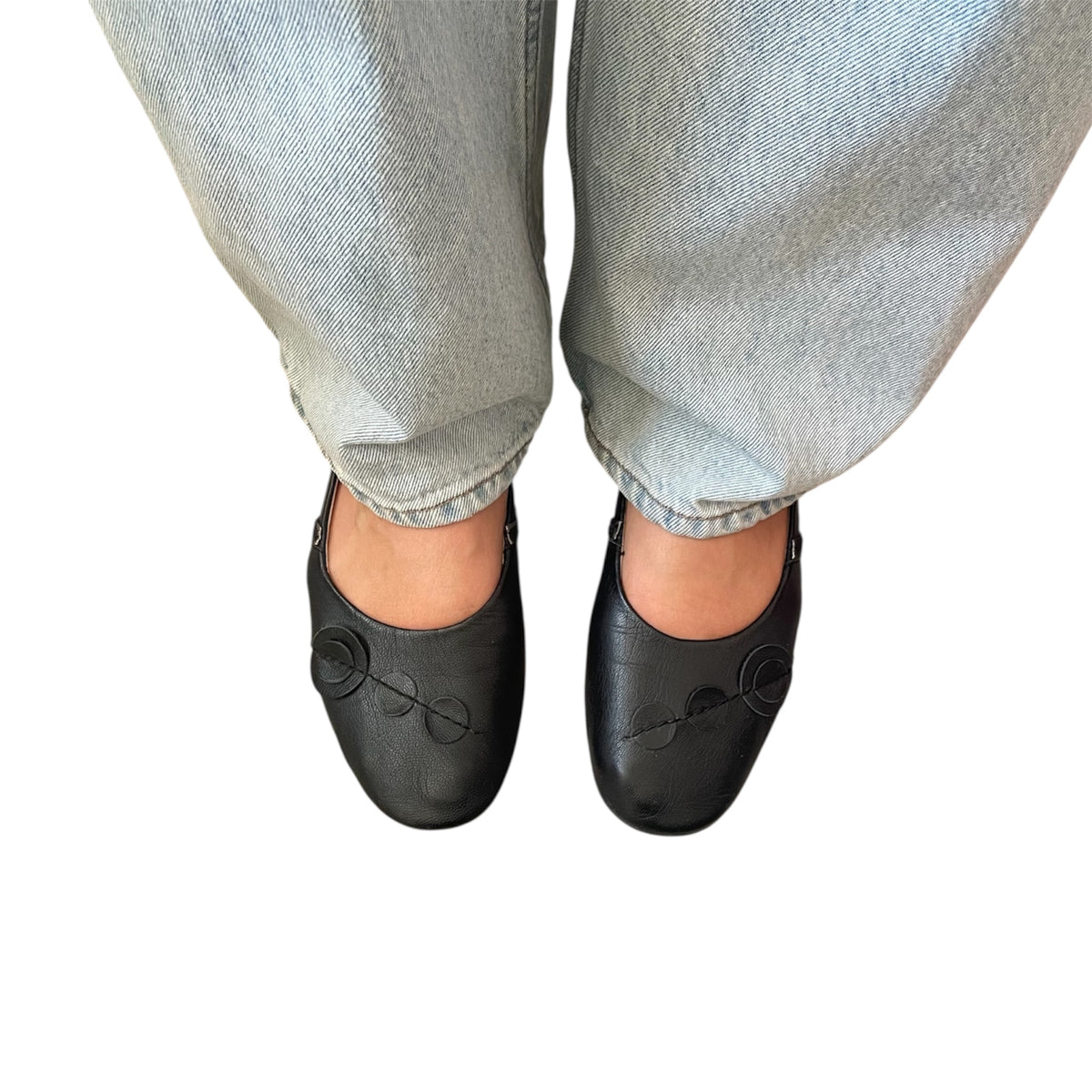 Vagabond Leather Ballerina Shoes