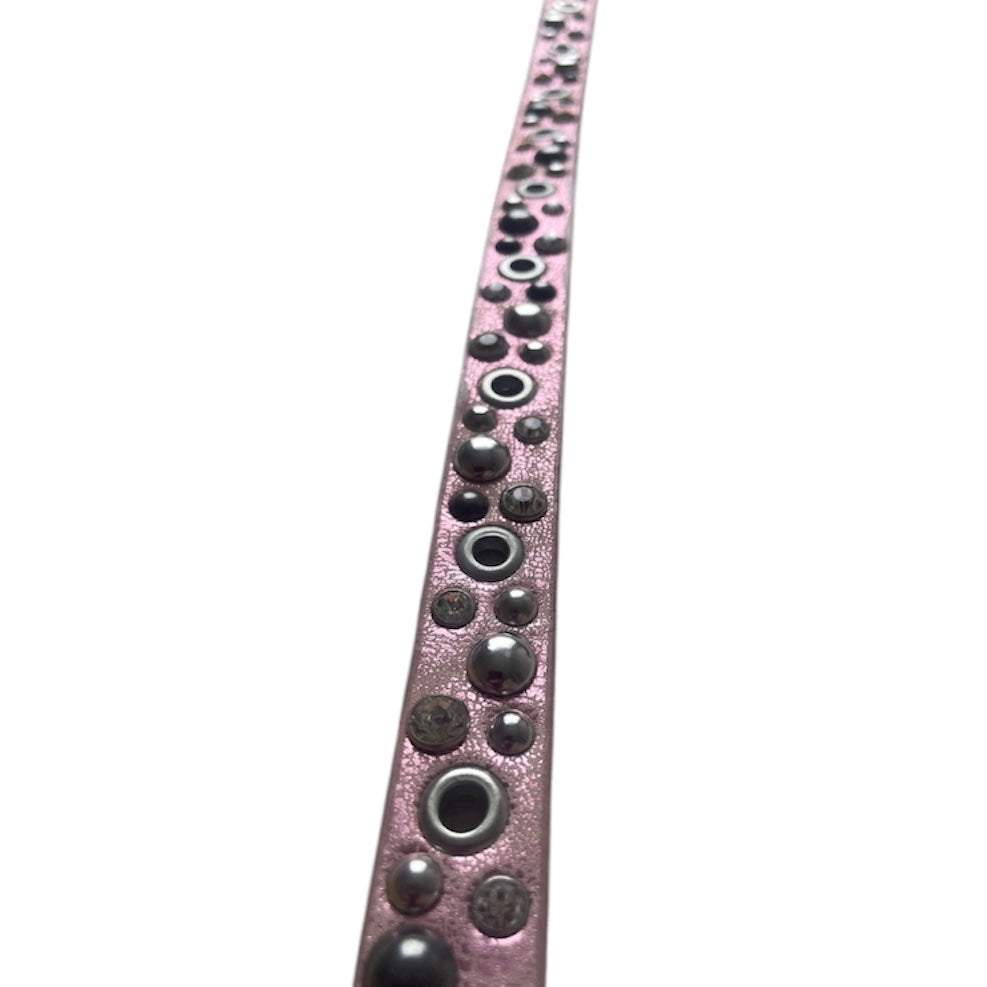 Pink Studded Belt