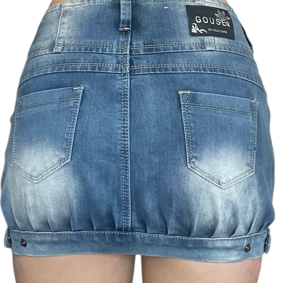 Gouse Mini Denim Skirt