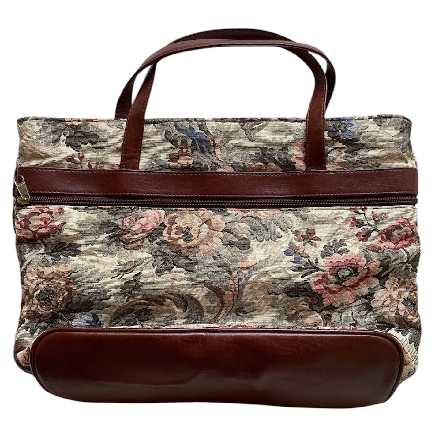 Floral Leather Hand Bag