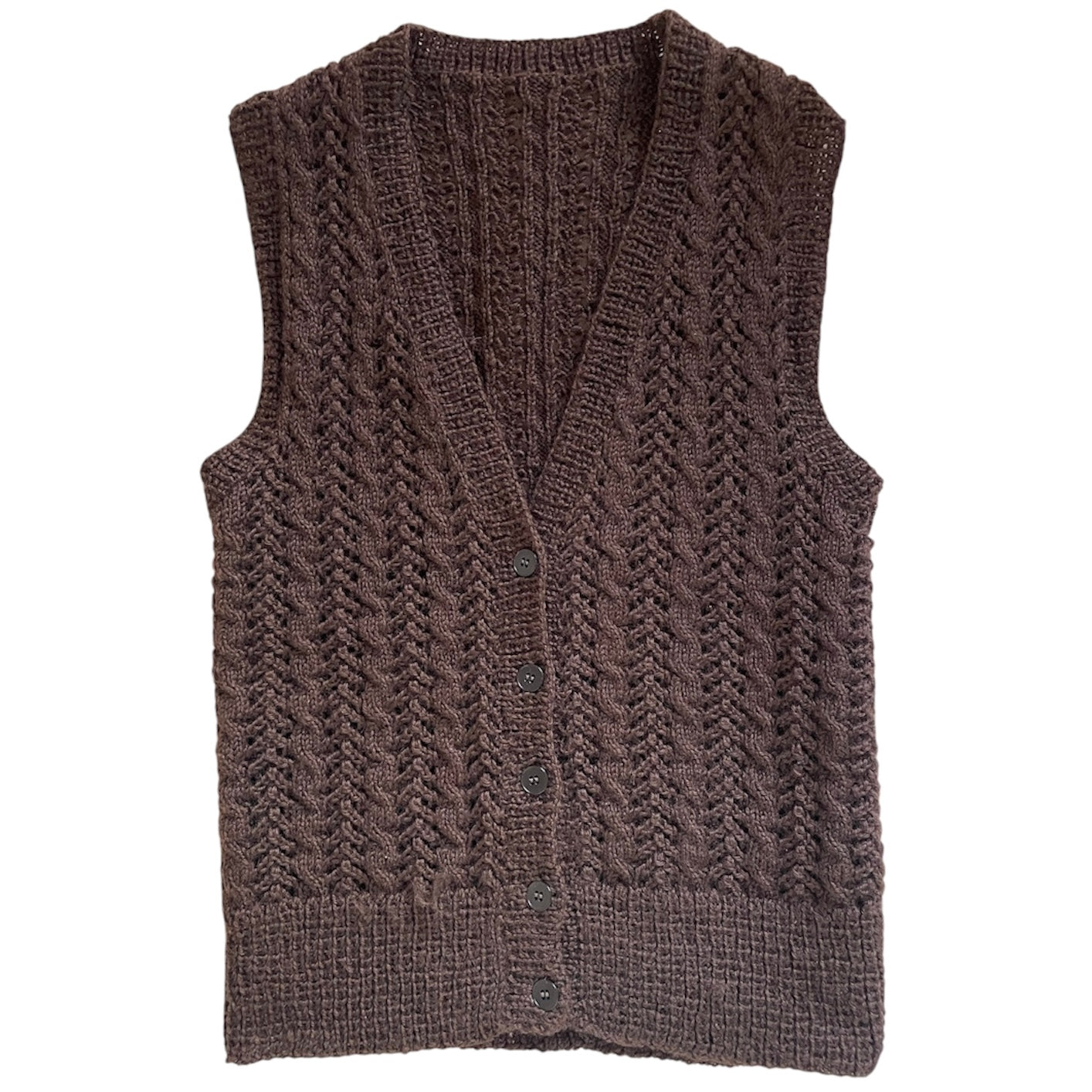 Button Knit Vest