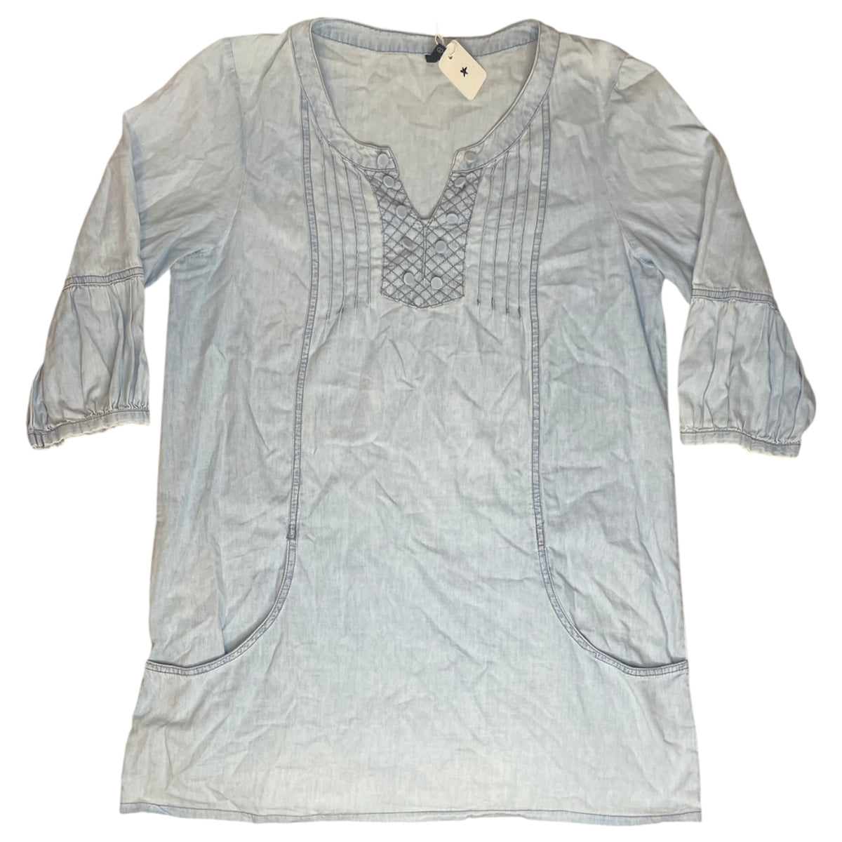 Denim 3/4 Sleeve Dress