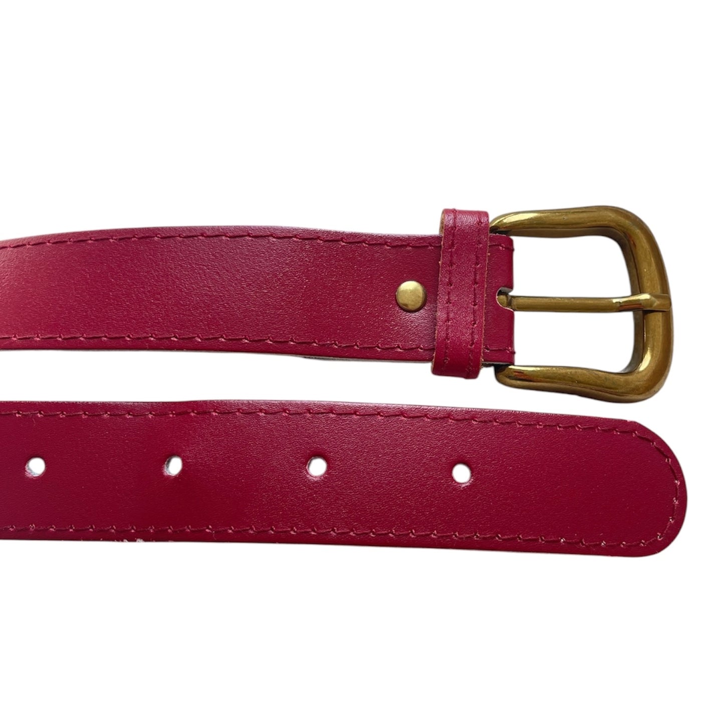 Red Leather Belt