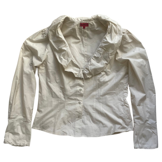 Button Collar Blouse